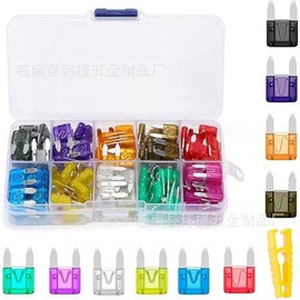 Liamner 120 Pieces Mini Fuse Kit, Car Fuse Assortment Kit, Kit-Mini Fuses, Mini Blade Fuses Automotive for Car, RV, Truck, Marine, Motorcycle, Auto Accessories(2A/3A/5A/7.5A/10A/15A/20A/25A/30A/35A)