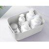 Bgfuni 2pcs Plastic Storage Baskets, Storage Boxes, Plastic Organizer Baskets
