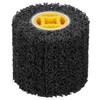QWORK 4.5 x 4 Inch, 40 Grit Abrasive Wheel &