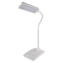 EMOS EDDY LED Table Lamp, 6 Watt, Max. Brightness 480 lm, Adjustable Light Colour 3000 K/4500 K/6800 K, Lifespan 30,000 Hours, White, Ra>83