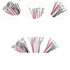 Ronyme 30 Pieces Female Spade Speaker Wire Connector with Insulating