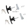 QZATTCAEN QZATTCAEN Keyed Alike Truck Cap T-Handle Lock Kit -