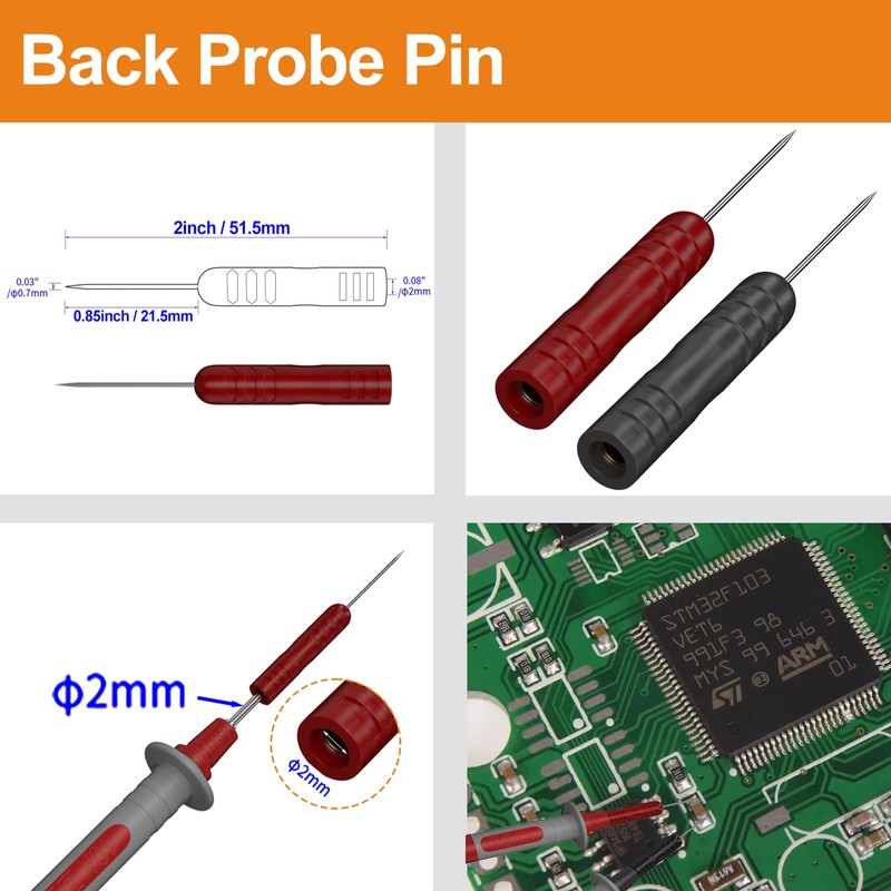 Makeronics 11-in-1 Multimeter Test Lead Kit with Alligator Clips and