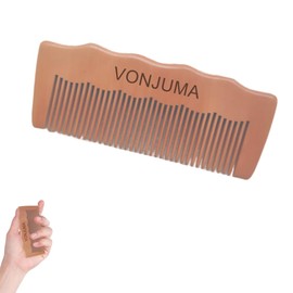 VONJUMA Birth Comb, Labor Comb, Made of Wood, Birth Comb, Sandalwood, Natural Birth Comb, Labor and Delivery Utensils, Pregnancy Gift for Pregnant Women, with Fabric Bag, 13 x 5.2 cm