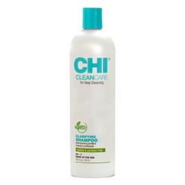 CHI CleanCare - Champú clarificante 25 fl oz - Limpia profundamente el cabello y el cuero cabelludo para eliminar la acumulación mientras purifica el 