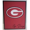 Handcrafted Greeting Card - Happy Birthday - Georgia Bulldog Fan