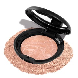 Colour Correcting Powder Foundation - Natural Baked Foundation for Mature Skin - Mineral Powder foundations - Matte foundation powder - Medium Full Coverage Long Lasting Balance Oil