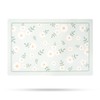 Floral Non Slip Bath Mat, Rubber Backing Ultra Thin Spring