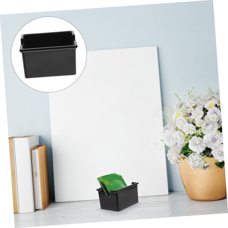 Mikinona Tea Bag Holder Case for Desktop Organization Compact Sugar