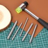 Cimeton 6PCS Manual Rivet Tool Carbon Steel Hammer Head Kit