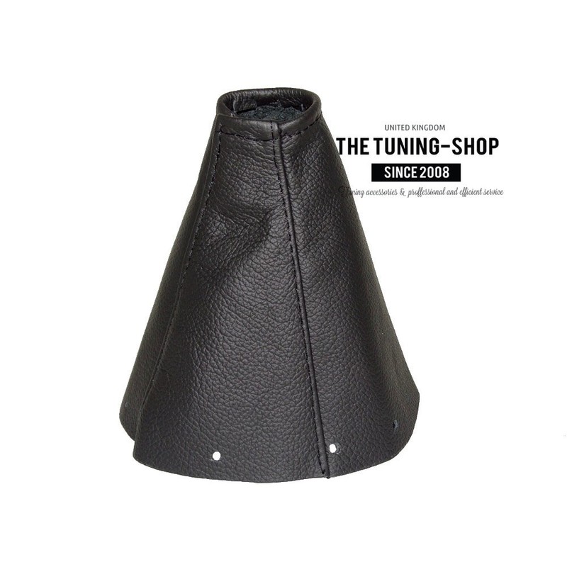 Gear Stick Gaiter Black Genuine Leather