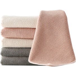 EubooTree Barista Towel 6 Pack, Extra Thick Microfiber Coffee Cleaning Cloths, Espresso Machine Accessories for Coffee Bar, Steam Wand, Countertop, Milk Frother, 12”x12”