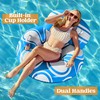 Sloosh Inflatable Pool Floats Lounger - Pool Floaties Blow Up
