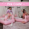 FUNBOY Kids Pink Castle Sleepover Travel Bed & Air Mattress.