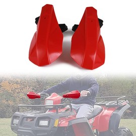 AnXin Handguards 7/8 Inch and 1 1/8 Inch Hand Guard Handlebar Brush Protection for Hon.da CRF50 CR80 CR85 CRF110 CR125R CR250R CR500R CRF150R CRF150F Motorcycle Dirt Bike Pit Bike (Red)