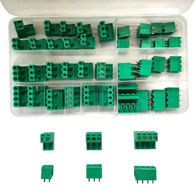 BEHOSHI PCB Terminal Block Set Plug Compatible Terminal Block Insert