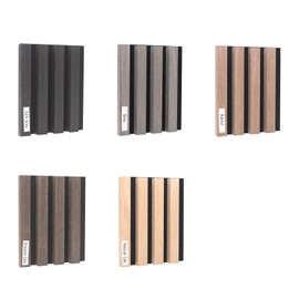 NeatiEase Wood Wall Panels Color Samples Pack, Acoustic Slat Wall Panels for Interior Wall Decor and Noise Reduction, Decorative Slat Wall Paneling