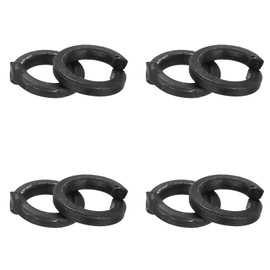 PATIKIL 100 Pcs Split Lock Washer, M4 Spring Lock Washer 304 Stainless Steel Lock Washers Assortment Kit for Screws Bolts, Black