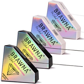 Black and White Eyebrow Pre - Inked Mapping String - Brow Measuring Tool - Microblading Supply - PMU Kit - 4 pack