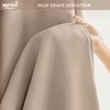 NDDYCU Beige Boho Shower Curtain with Arch Pattern Mid Centray