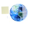 Earth Wall Clock Acrylic Silent Movement Accurate Cutting Stable Non