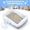 60 Pack Cat Litter Liners with Drawstring, Heavy-Duty for M4