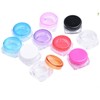 Transparent Empty Refill Container for Cream, Cosmetics, Lip Balm 3g Jar 63ea