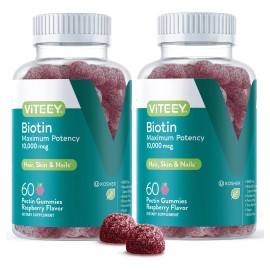 Viteey Gomitas Biotina 10,000 Mcg 120 Unidades
