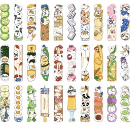Bookmarks, Bookmarks, Book Markers, Cats, Animals, Set of 30 Message Cards (Exploration of Goat Cats)