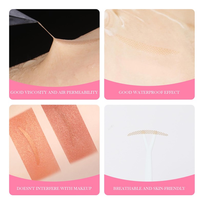 Set of 1200 Invisible Eyelid Strips for Instant Lifting, No
