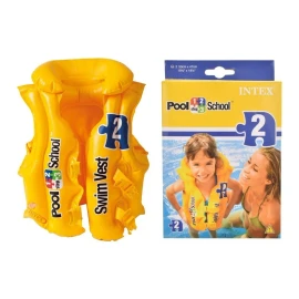 Intex | Chaleco Salvavidas Amarillo | Pool School | 50x47cm