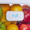 YouCopia, 10-Piece Set ReStickable 3D Fridge Labels, Reusable Nano-Suction, White