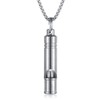 FOSIR - Collar con colgante de silbato de emergencia de
