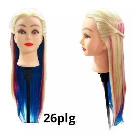 Mniqui Kit Practica Peinados Maniqui, Peines, Atomizador, Soporte