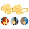 DECHOUS Cute Keychain 10Pcs Cheese Keychain Bulk Keychain Pendant Charms