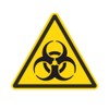 Warning Sign W009 – Warning of Biohazard – Foil Sticker