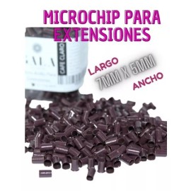 Gala Microchip Millar Para Extensiones 1000pzas Tono A Elegir