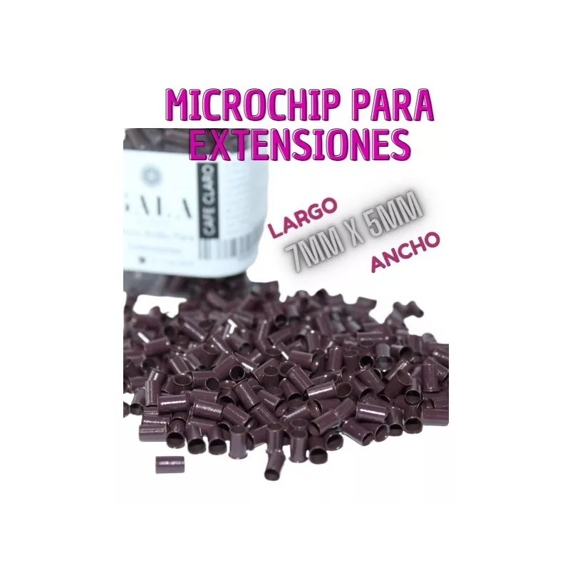 Gala Microchip Millar Para Extensiones 1000pzas Tono A Elegir