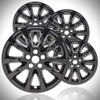 Elite Auto Chrome 17" Gloss Black Wheel Skin Kit fits