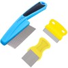 Aoche Fine Tooth Pet Comb - 3 Pack Tear Stain