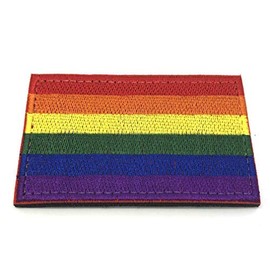 Gay Pride LBGTQ Rainbow Flag Embroidered Airsoft Paintball Patch