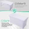 Rainberg 6ft & 4ft Stretchable Tablecloths for Rectangle Tables, Table