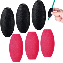 Cerulume 6Pcs Pencil Grips For Children Handwriting, Pencil Toppers Children's Pen Grips Foam Pen Grips, Soft Cushioned Writing Aid Pencil Holder, For Students, Toddlers, And Preschoolers