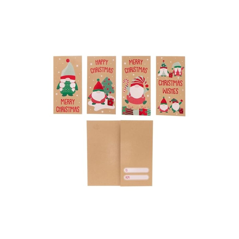 8 Pcs Christmas Money Wallet Envelopes for Cash Gifts