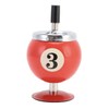ENN LLC Rotating Tabletop Ashtray Billiard Ball Shaped Butt Container