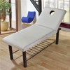 Massage Table Sheets, Massage Bed Cover with Face Hole, Fitted