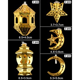 BIQIQI Ramadan Eid String Light, Ramadan Decorations Light Eid Mubarak Decorations 5.4ft 10 LEDs Ramadan Fairy Lights Eid Lights, Eid Decorations for Eid Festival Home Outdoor Garden Decorations