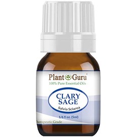 Clary Sage Essential Oil 5 ml 100% Pure Undiluted Therapeutic Grade. Sample Size