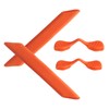 Alphax Orange Replacement Nosepieces & Earsocks Rubber Kits for Oakley