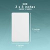 Dry Erase Flash Cards (3 x 5 in, 200 Pack)